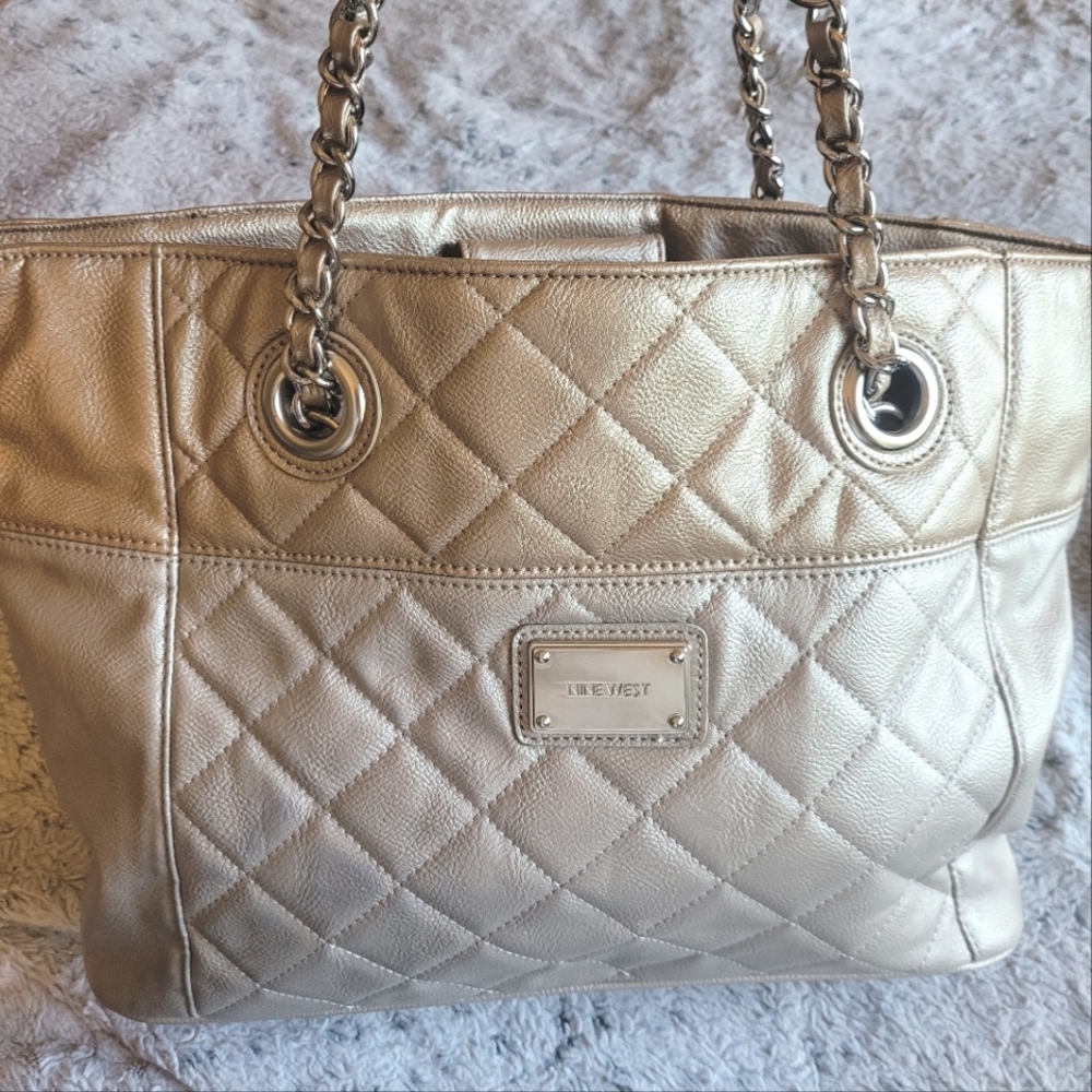 Nine West Quilted Tote Bag